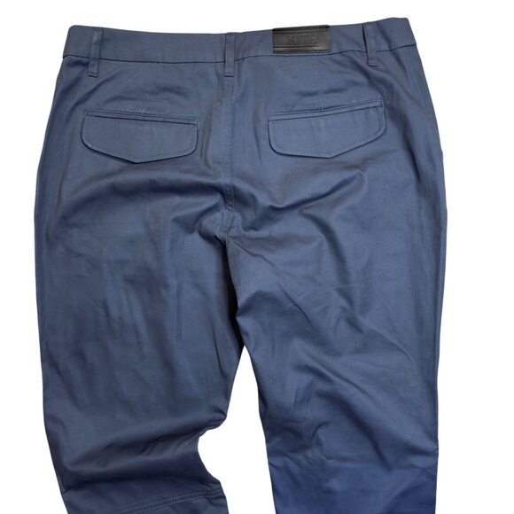 KITH Classics Men’s Cotton Jogger Pants Blue Twill Tapered Size 36 Streetwear - Picture 5 of 12